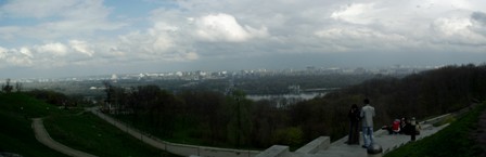 View from Holodomor Memorial